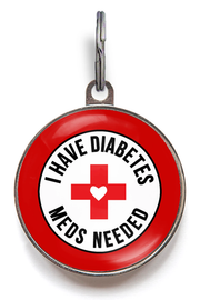 Diabetes Dog ID Tag
