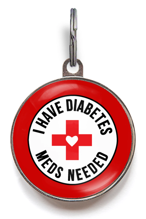 Diabetes Dog Tag