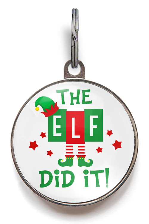 Christmas Dog Tag - The Elf Did It!