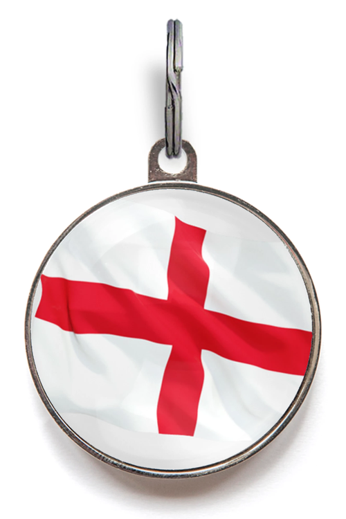 England St George Flag Pet ID Tag