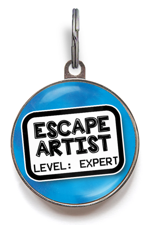 Escape Artist Pet ID Tag