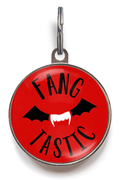 Fang Tastic Halloween Dog Tags
