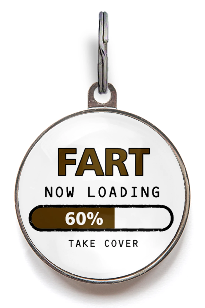 Fart Loading Dog ID Tag