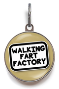 Walking Fart Factory Pet Tag