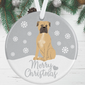 Bull Mastiff Christmas Decoration