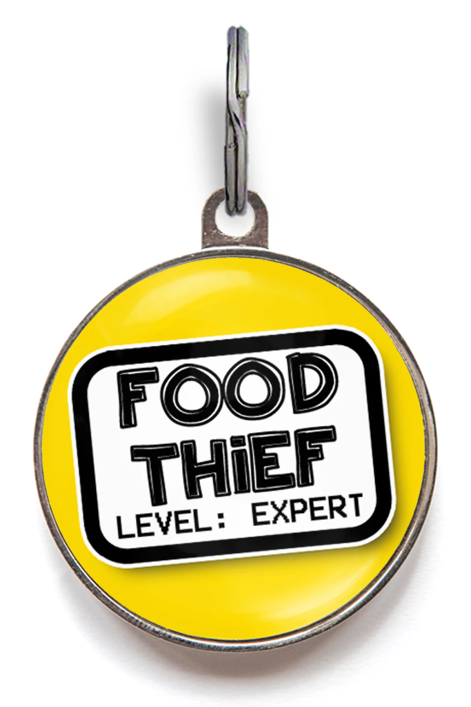 Food Thief Funny Pet Tag