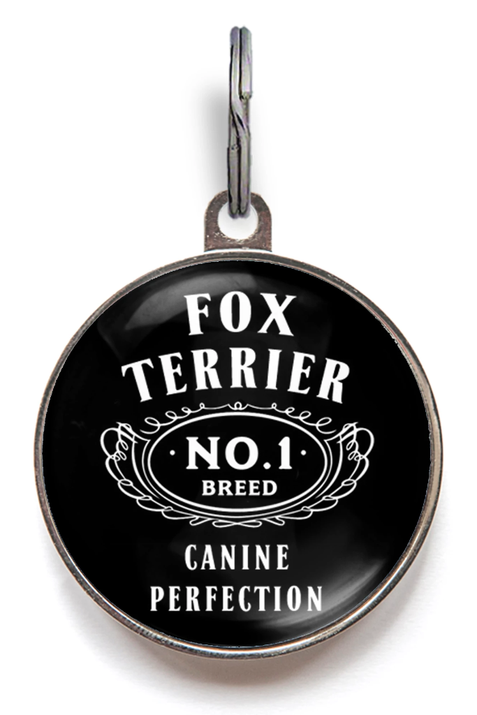 Fox Terrier Dog ID Tag