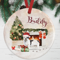 French Bulldog Christmas Decoration