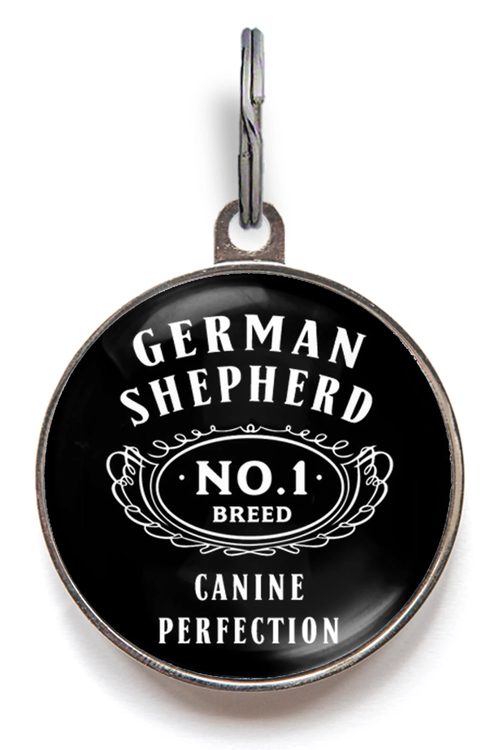 German Shepherd Breed Dog ID Tag