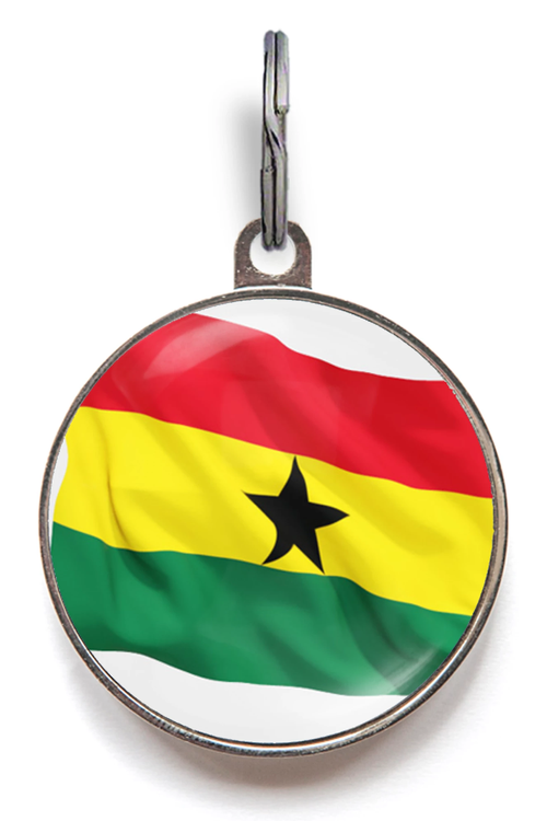 Flag of Ghana Pet Tag