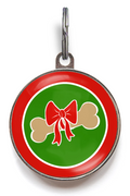 Christmas Gift Bone Dog ID Tag