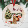 Cockapoo Christmas Ornament