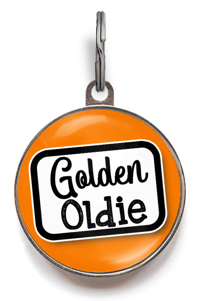 Golden Oldie Pet Tag