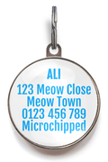 Goldfish Bowl Cat Tag