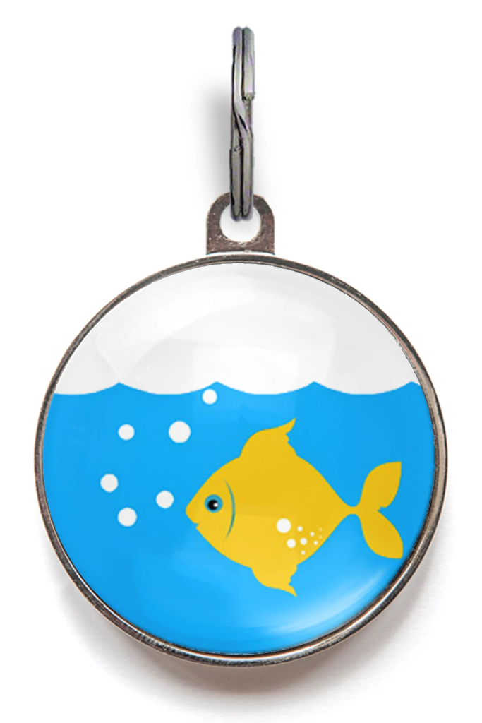 Goldfish Bowl Cat Tag