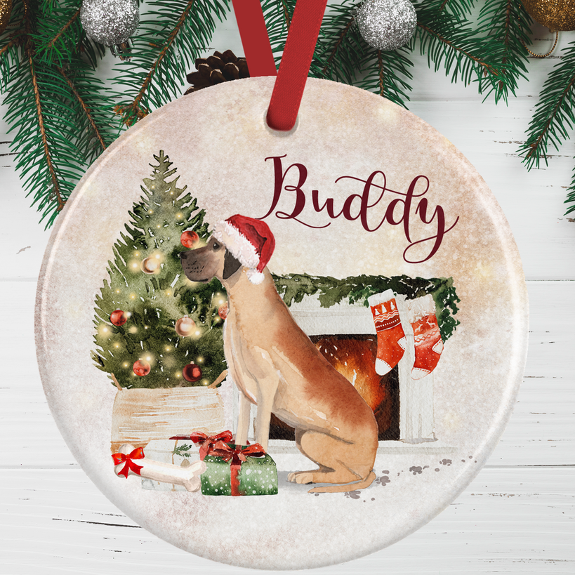 Great Dane Christmas Decoration