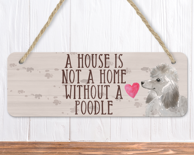 Grey Poodle Sign