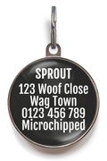 Grumpy But Gorgeous Dog ID Tag