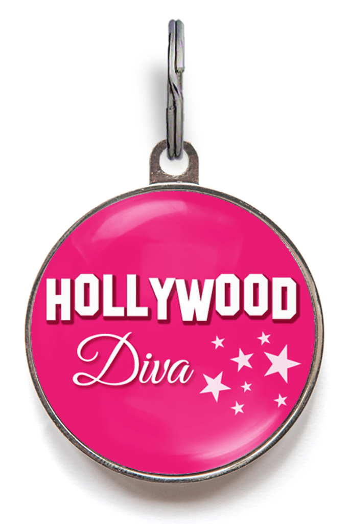 Hollywood Diva Pet ID Tag