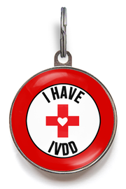 IVDD Pet Tag - Intervertebral Disc Disease - Pet ID Tag - Wag-A-Tude Tags