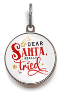 Christmas Dog Tag - Dear Santa, I Really Tried