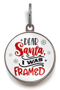 Christmas Pet Tag - Dear Santa, I Was Framed