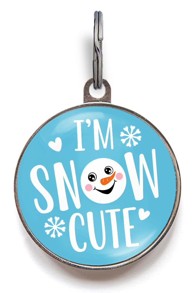 Snow Cute Dog Tag