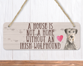 Irish Wolfhound Dog Sign
