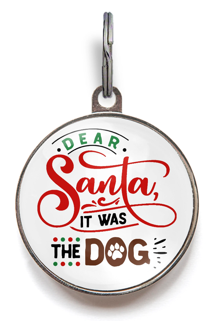 Christmas Cat Tag - Dear Santa, It was The Dog