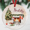 Italian Greyhound Christmas Decoration