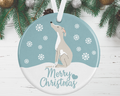 Italian Greyhound Christmas Ornament