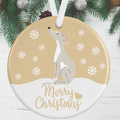 Italian Greyhound Christmas Ornament