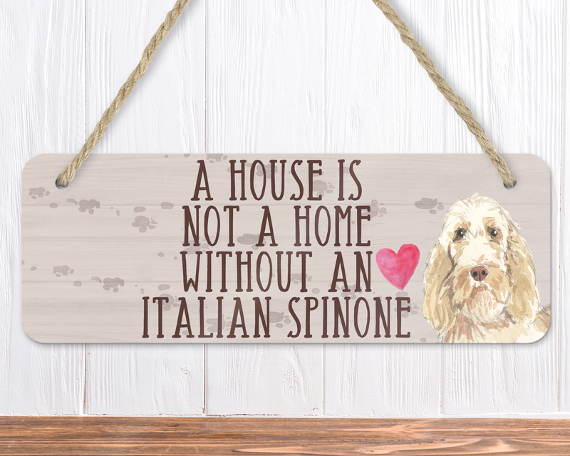 Italian Spinone Dog Sign