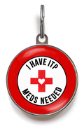 ITP Pet Tag - Immune Mediated Thrombocytopenia - Pet ID Tag - Wag-A-Tude