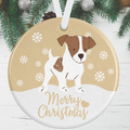 Jack Russell Christmas Ornament