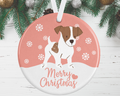 Jack Russell Christmas Ornament