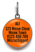 Kitty Cat ID Tag