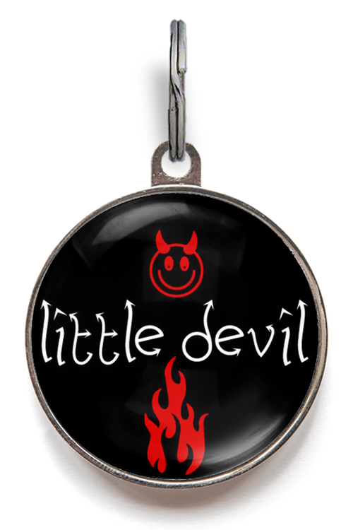 Little Devil ID Tag - Black