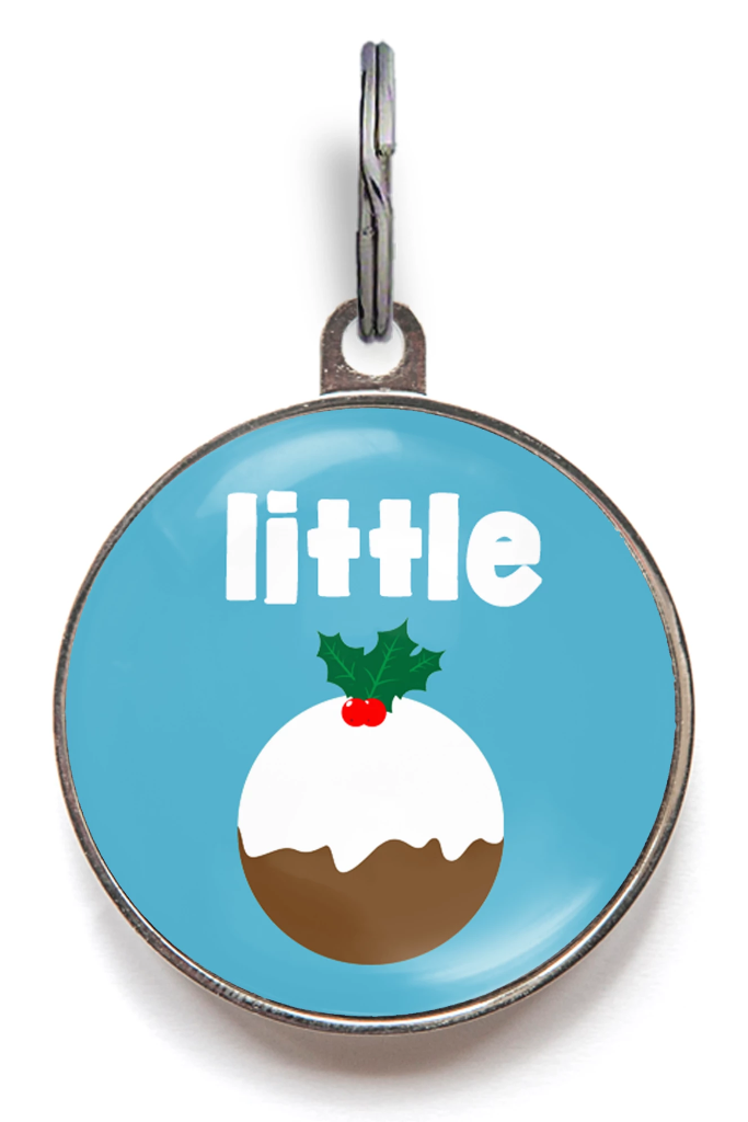 Little Pudding Christmas Dog Tags