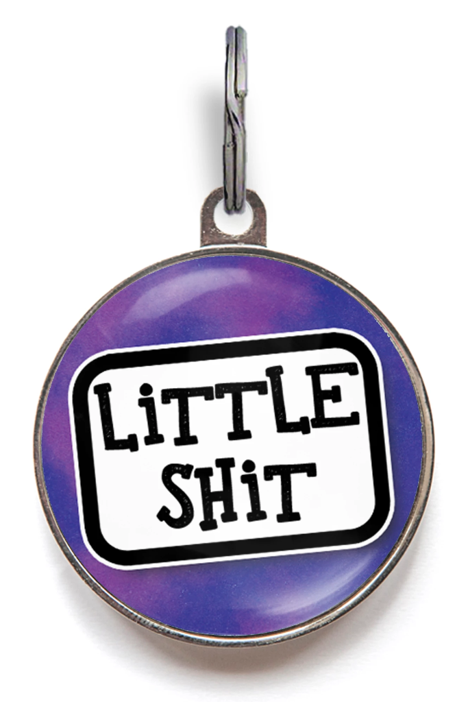 Little Shit Funny Pet Tag