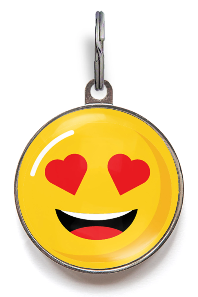Love Emoji Pet Tag