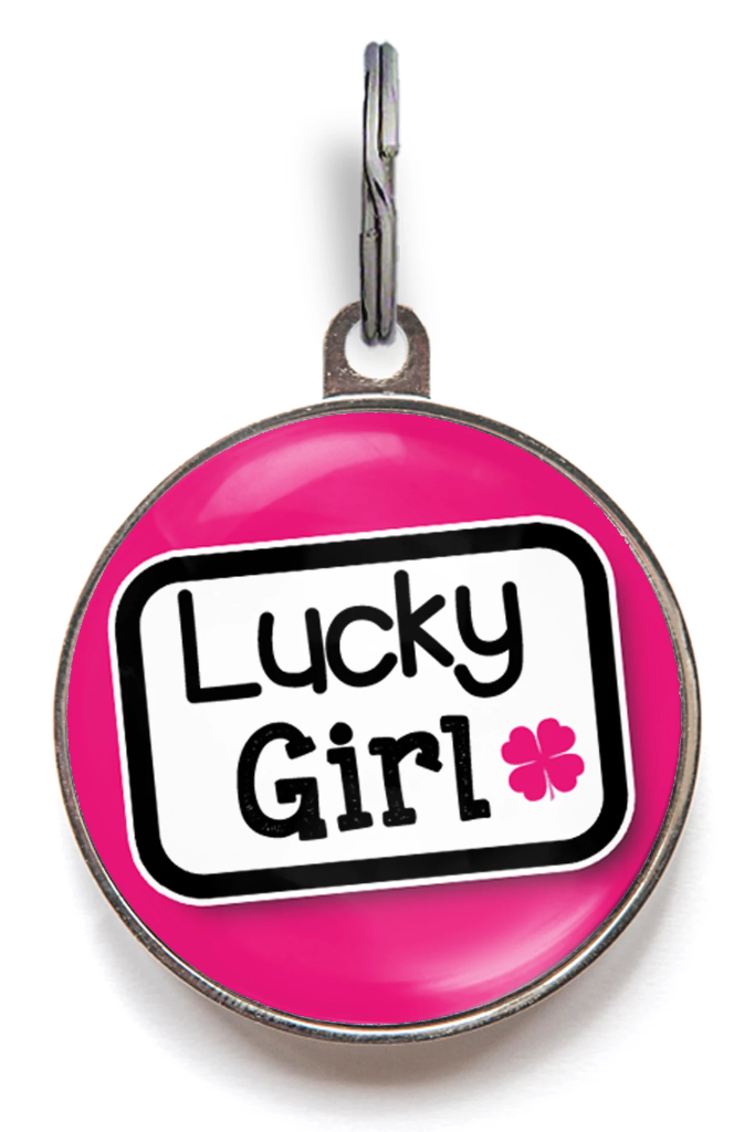 Lucky pet id tags sales