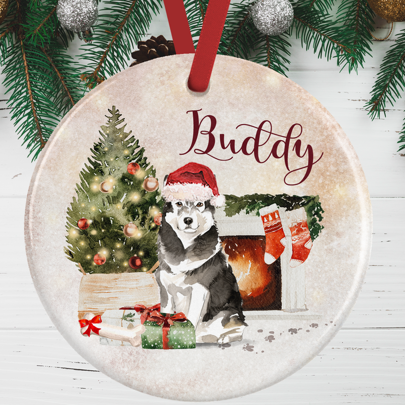 Malamute Christmas Decoration