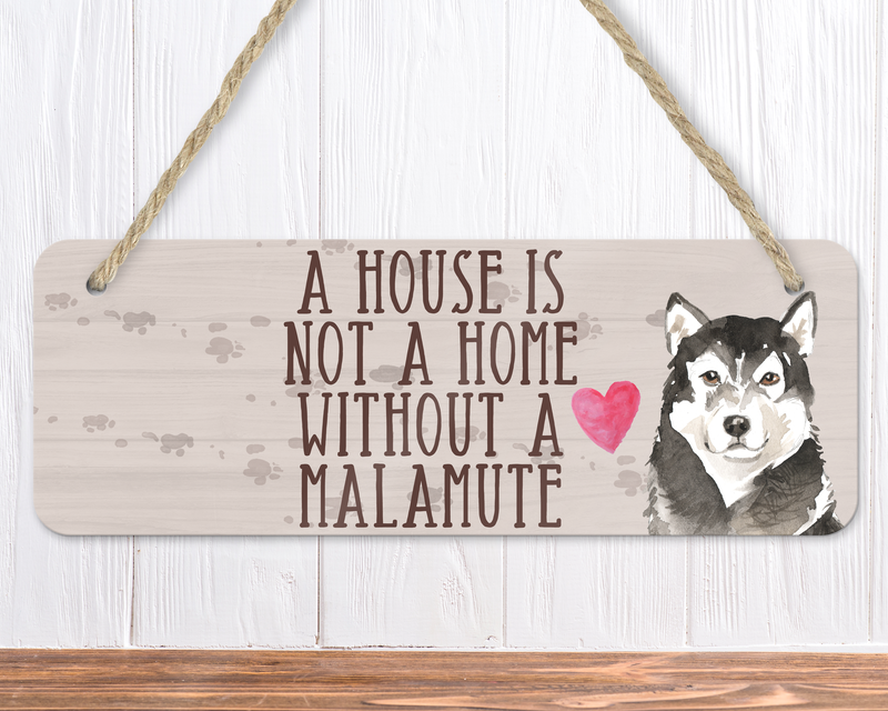 Malamute Dog Sign