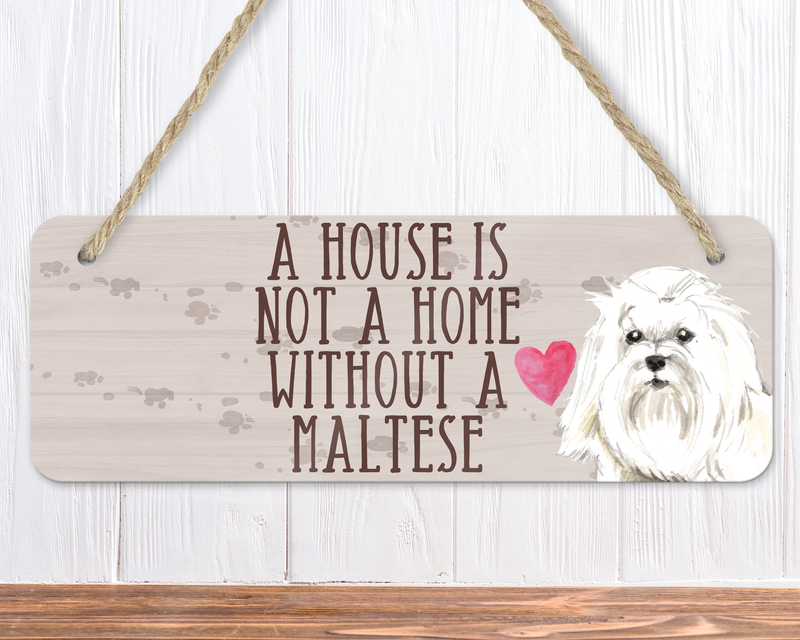 Maltese Dog Sign