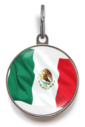 Mexico Flag Pet ID Tag