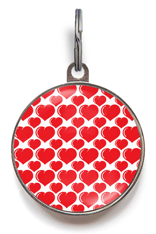 Love Hearts Pet Tag