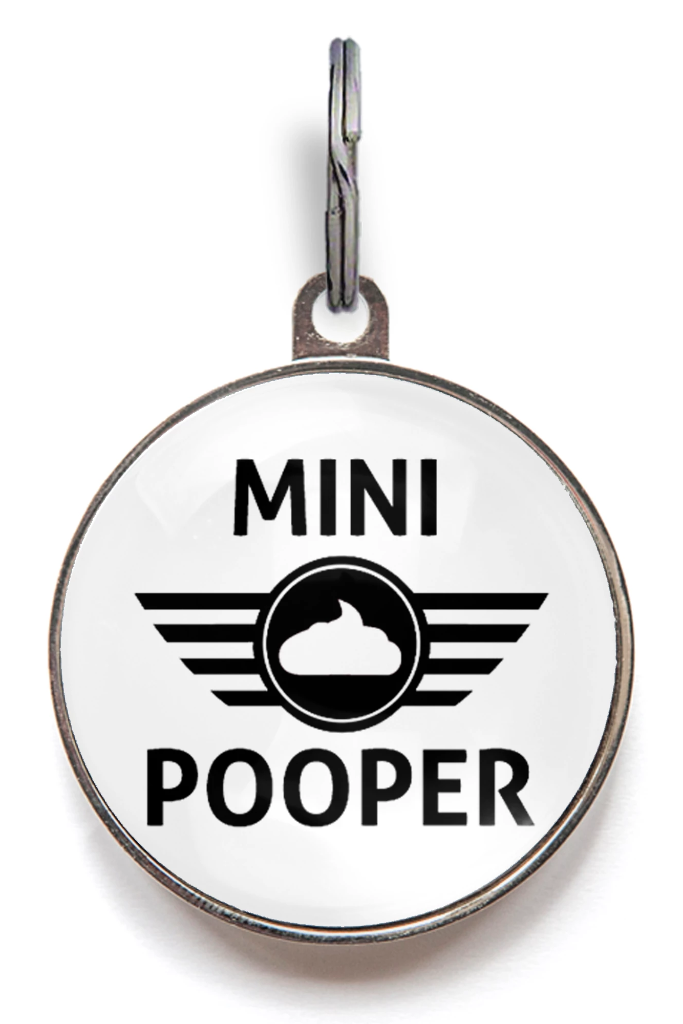 Mini Pooper Dog Tag
