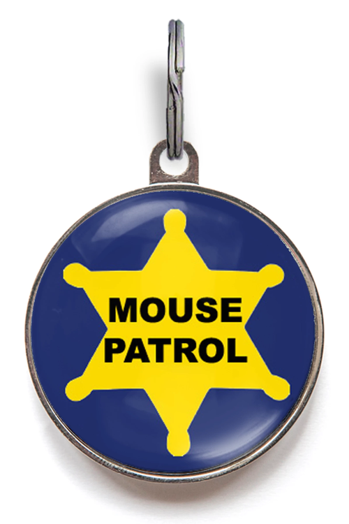 Mouse Patrol Cat Tag