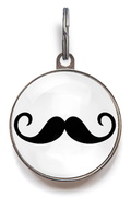 Moustache Pet ID Tag